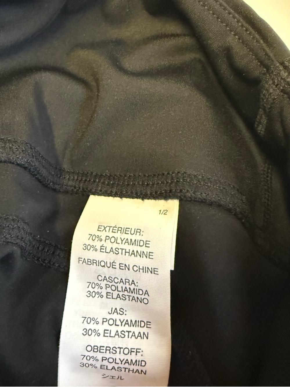 Vuori Stride Black High-Rise Performance Leggings with side pockets  Size Large - Picture 5 of 12